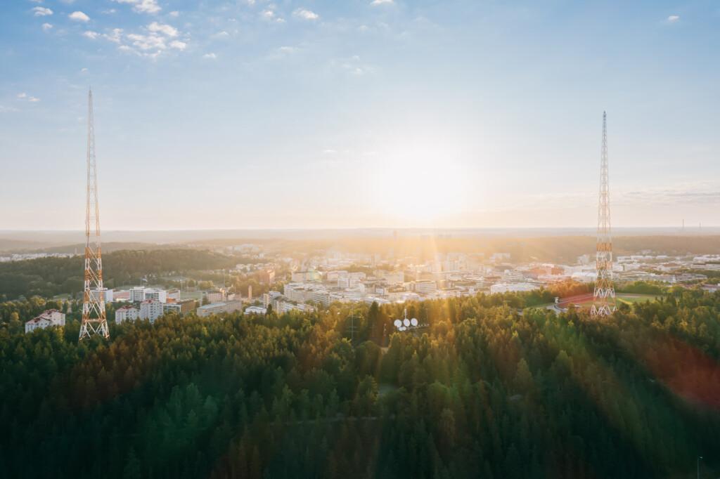 Lahti City from the air